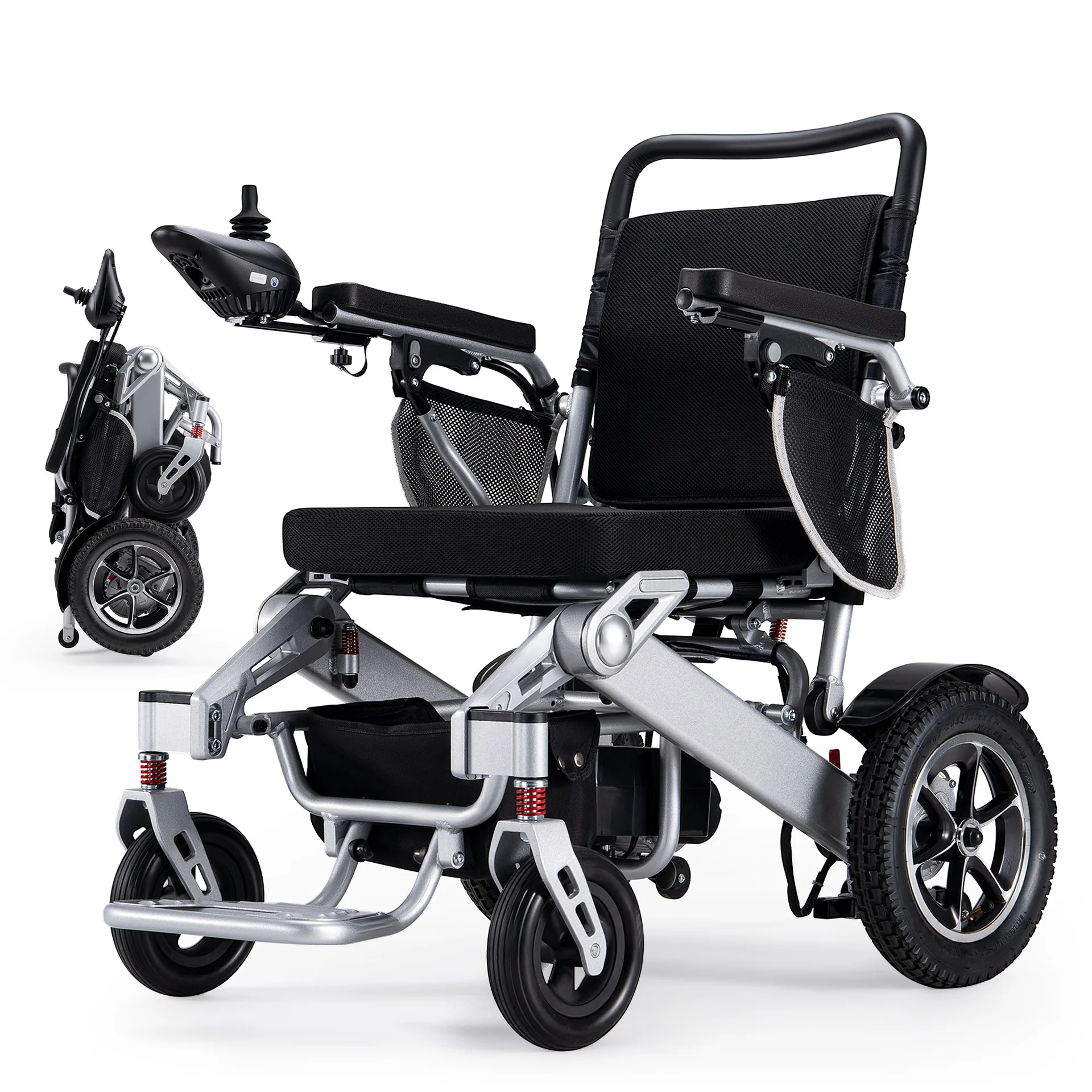 

Lightweight aluminum alloy electric wheelchair foldable lithium battery disabled scooter