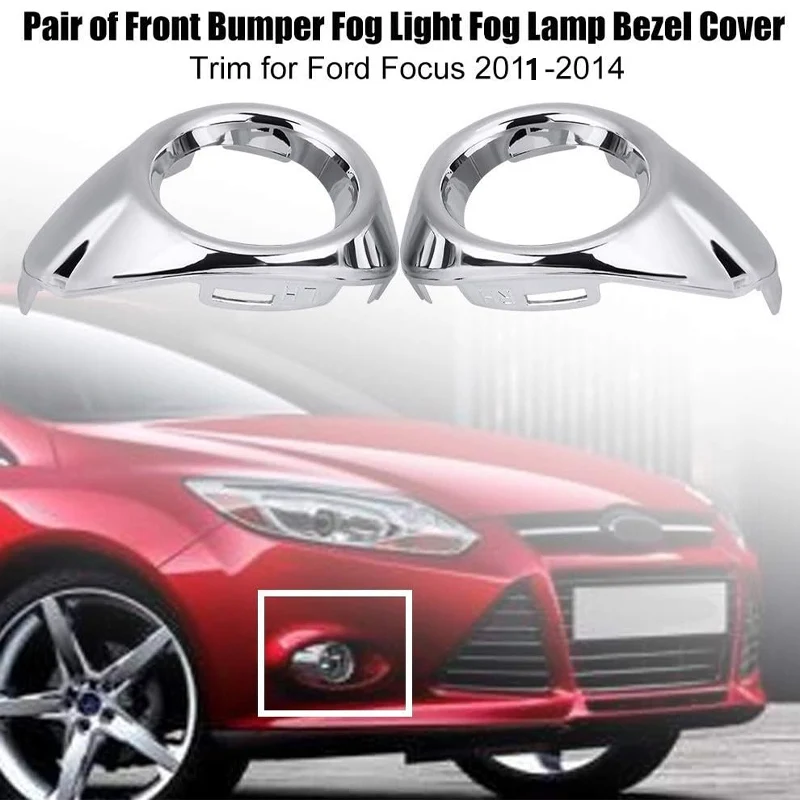 

Front Bumper Fog Lights,Left And Right Fog Lights, Border Fog Lights, Lampshade Decoration Accessories For Ford Focus 2011-2014.