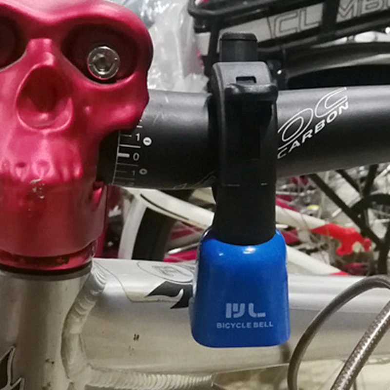 Hot  Outdoor Bicycle Bell Bike Bull Bell Horn Bicycle Accessories for Mountain Balance Bike Black - view 5
