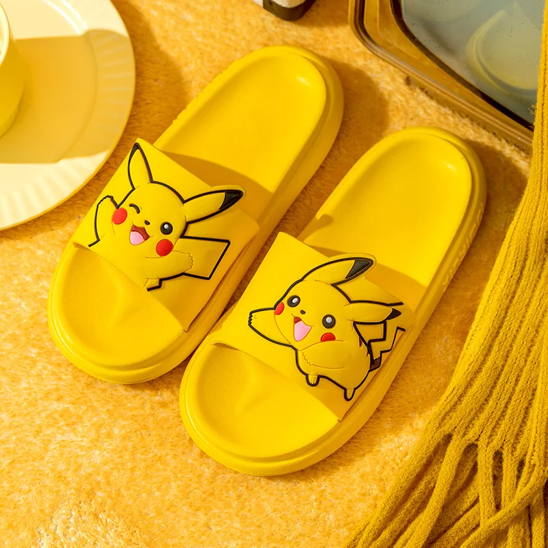 Kid Cartoon Pokemon Pikachu Girl Boy Summer Cute Bath Baby Jenny Turtle Chubby Ding antiscivolo Home genitore-figlio coppia sandali