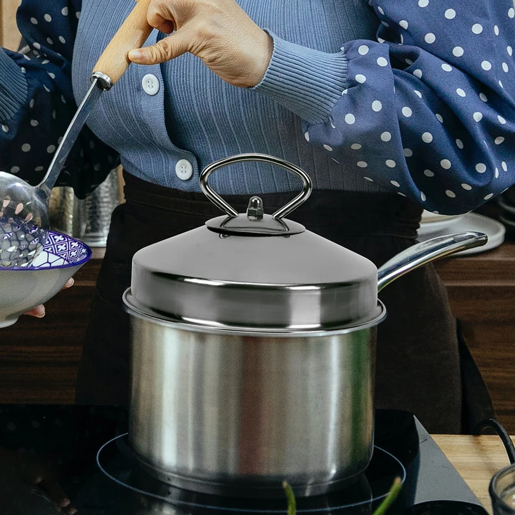 

Stainless Steel Steaming Dome Cover Durable Wear-Resistant Kitchen Pot Lid Versatile Steamer Lid Professional Pot Cover Cooking