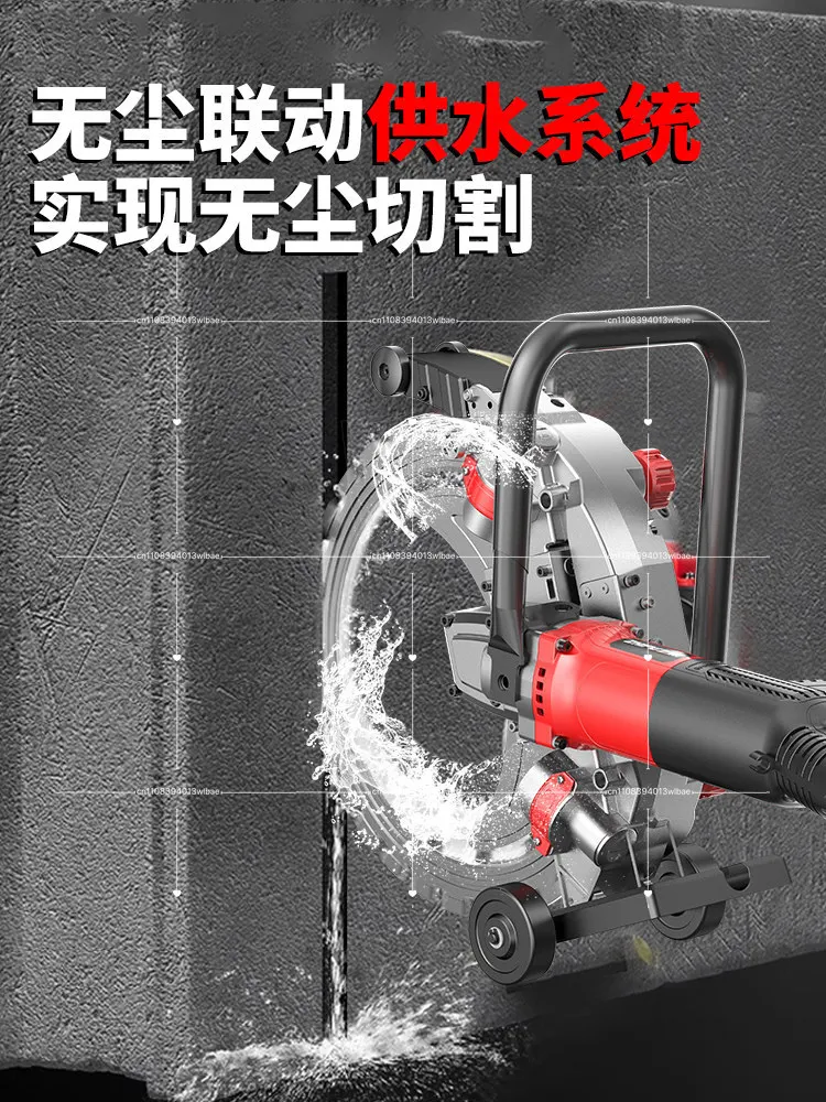 9890W High Frequency Brushless Ring Saw Cutting Machine High-Power Ring Saw Concrete Wall Cutter Machine 220V 3000PRM
