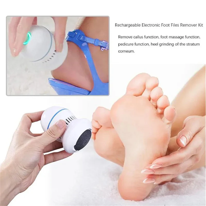 Pedicure Tools Professional Electric Foot Dead Skin Remover Feet Scrubber Callus Remover for Feet File Exfoliating Heels Grinder