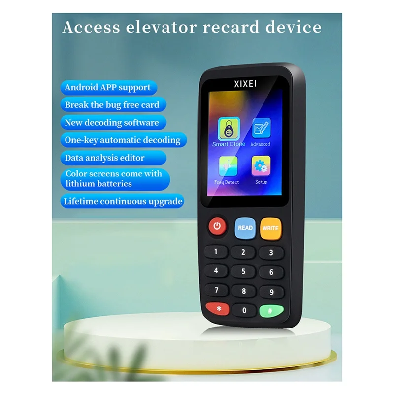 XIXEI قارئ البطاقات الذكية الكاتب X7 NFC فك الناسخ 125 كيلو هرتز 13.56 ميجا هرتز مفتاح آلة ناسخة استنساخ بطاقة شارة مبرمج-X64A