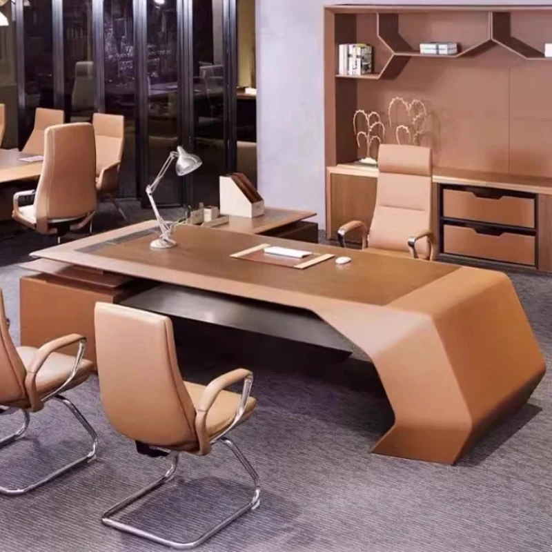 

Designer Modern Office Tables With Hutch Organizer Manager L Shaped Desks Standing Study Mesa De Escritorio Office Furniture