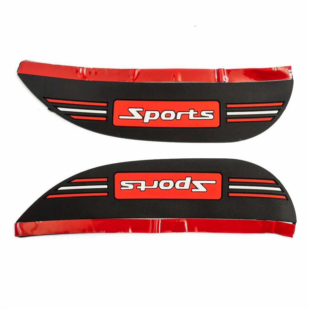 

Козырек для зеркала заднего вида, гибкие детали, аксессуары для бровей от дождя, высококачественный ПВХ, около 180 мм * 60 мм, черный портативный