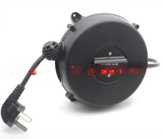 ML-0612 220 فولت H05VV-F 3G1.5mm2 X 2.5M(L) كابل بكرة طبل بكرة سلك كهربائي قابل للسحب مع المكونات 1500 واط-3000 واط #3