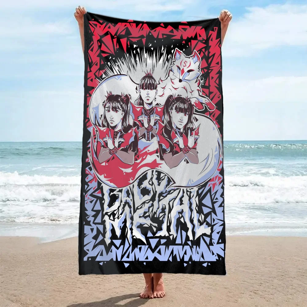 Babymetal Towel towel pattern beach towel quick drying and absorbent Pure Cotton basically never fade