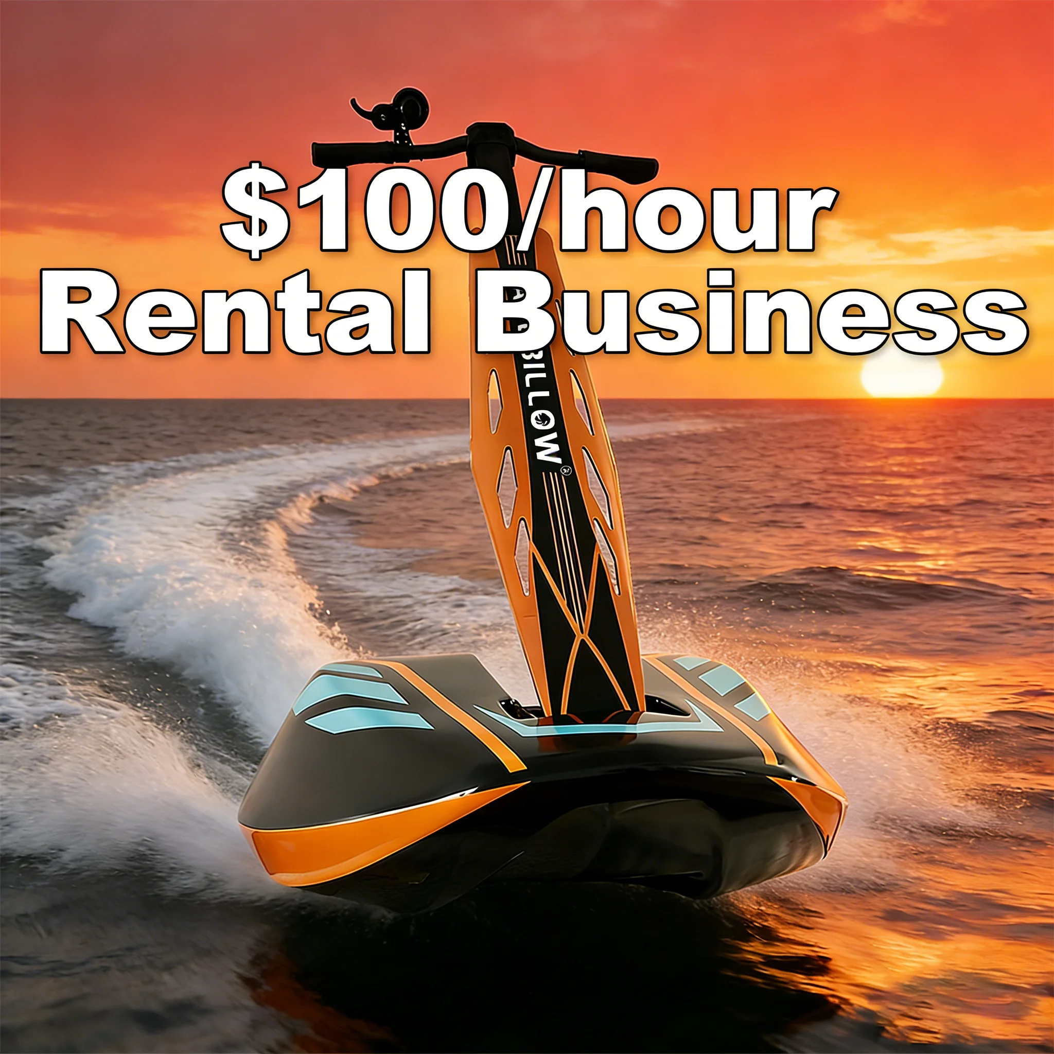 Remote Control Carbon Efoil Surfboard Beginner Friendly for Rental Use