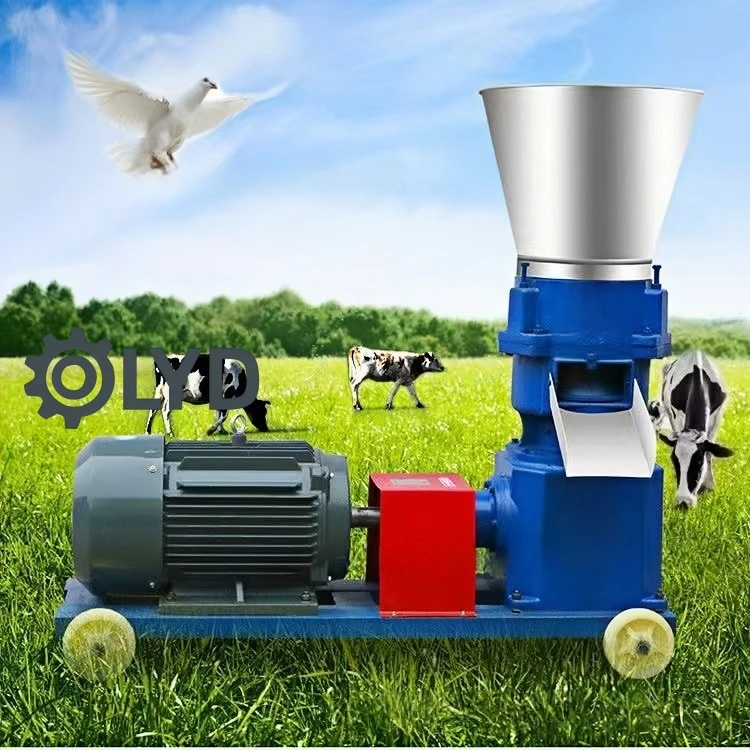 80-1000kg/h Feed Extrusion Line for Soy-meal/Grain – Chicken Piglet Cattle Feed Processing Machine Alloy Steel