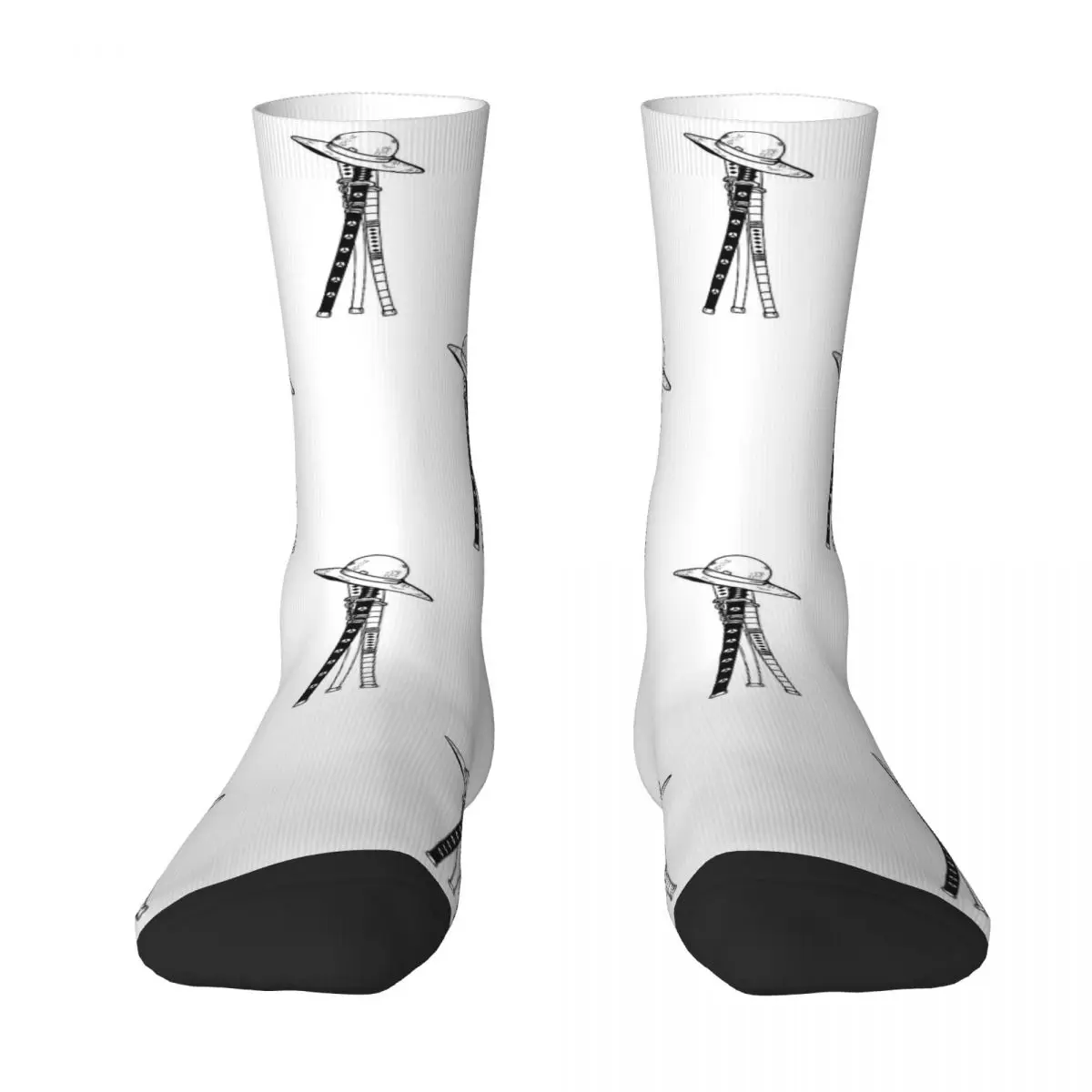 Strawhat & Zoro Swords Men Women Socks Windproof Novelty Spring Summer Autumn Winter Stockings Gift