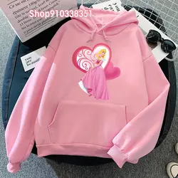 Princess Belle Aurora Mermaid Pullovers Kawaii Clothing Aesthetic Hoodies Women Harajuku Snow White Sweatshirt Streetwear Hoodie