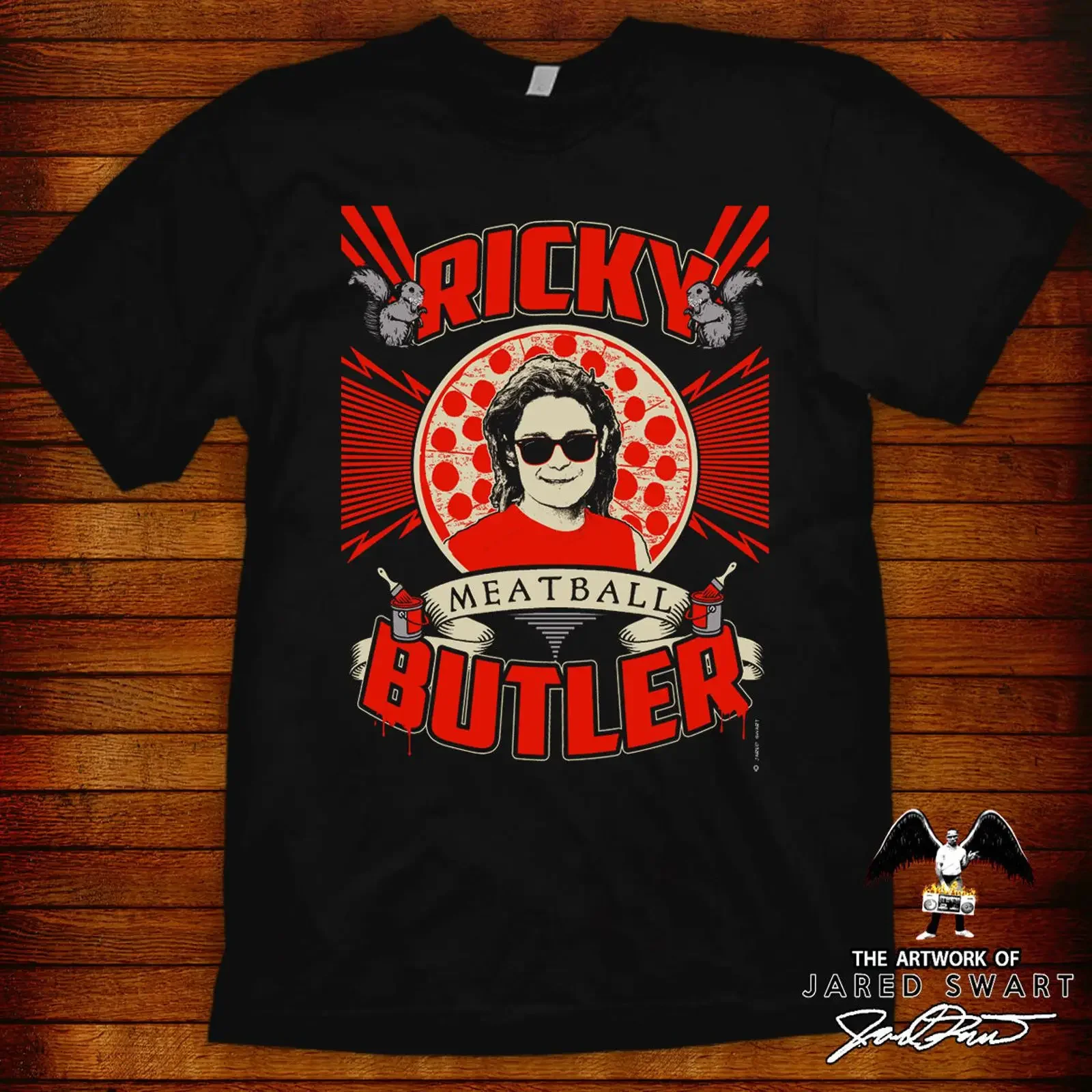 The Burbs T Shirt Ricky Butler Jared Swart Artwork Ladies Sizes vintage Washed Unisex fashion Stretched Versatile streetwear