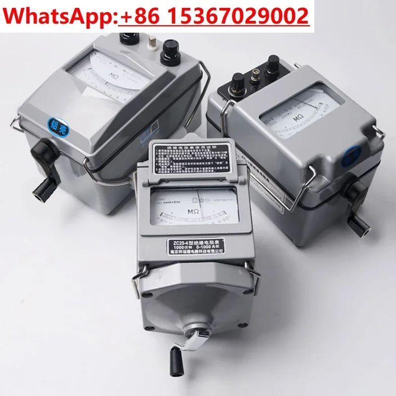 ZC25-3-4 Electrician Shake Meter 500v Megaohm Meter 1000 Hand Shake 2500 Insulation Resistance Tester