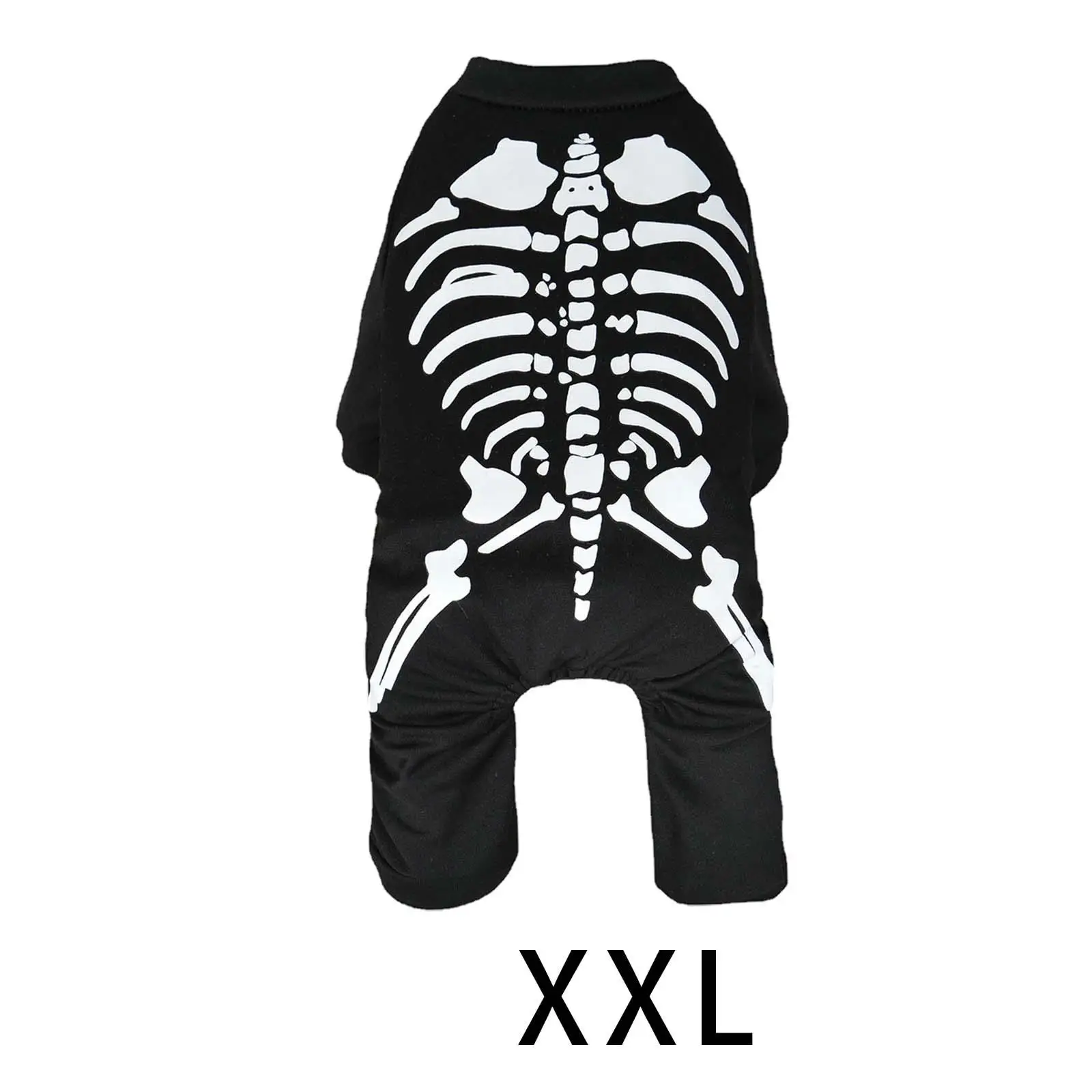 Halloween Skeleton Dog Costume Cosplay Outfit Pet Clothes Fancy Dress Pets Puppy Beauty Contests Photoshoots Props