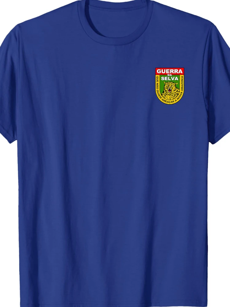 Brazilian Army CIGS Military Jungle Training Warfare Bope T-Shirt Short Sleeve Casual 100% Cotton Shirt