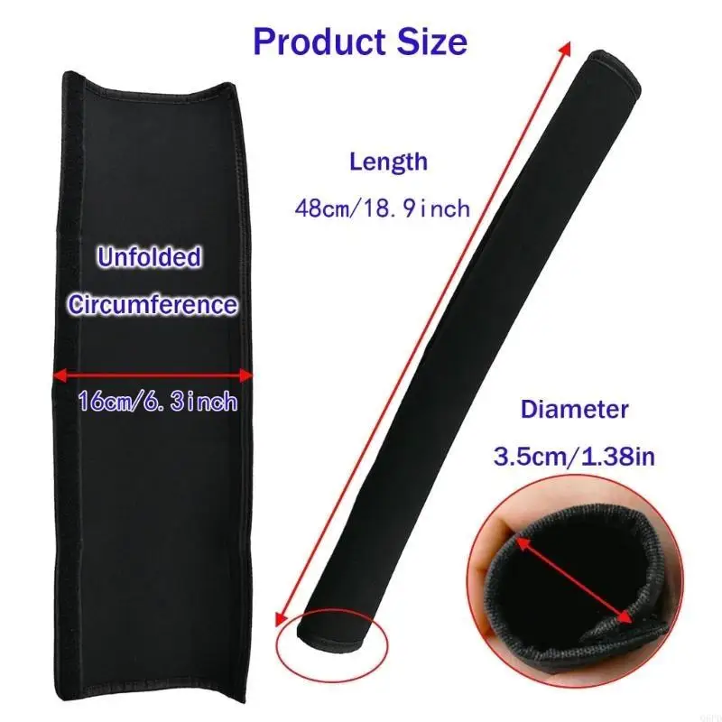   Soft Not Slip Neoprene Strollers Handle Covers with Quick Installation Upgrades for Weather Strollers Accessories