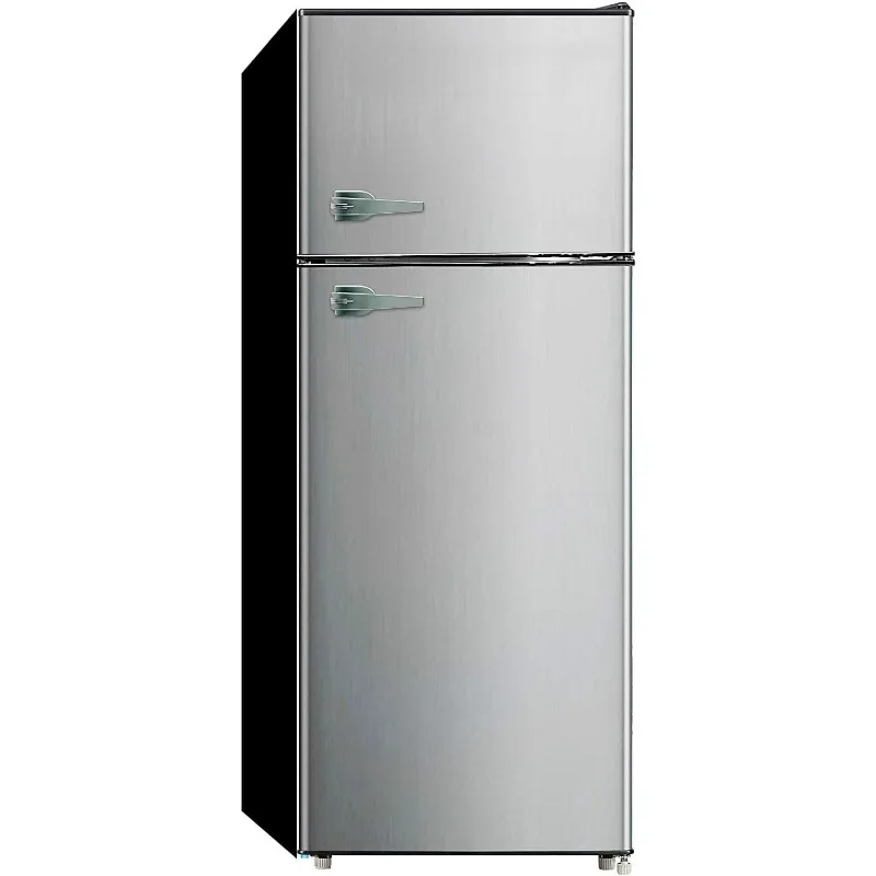 

EFR751, 2 Door Apartment Size Refrigerator with Freezer Combo, 7.5 cu ft, Stainless Steel-21.5" D x 22.4" W x 55.5" H