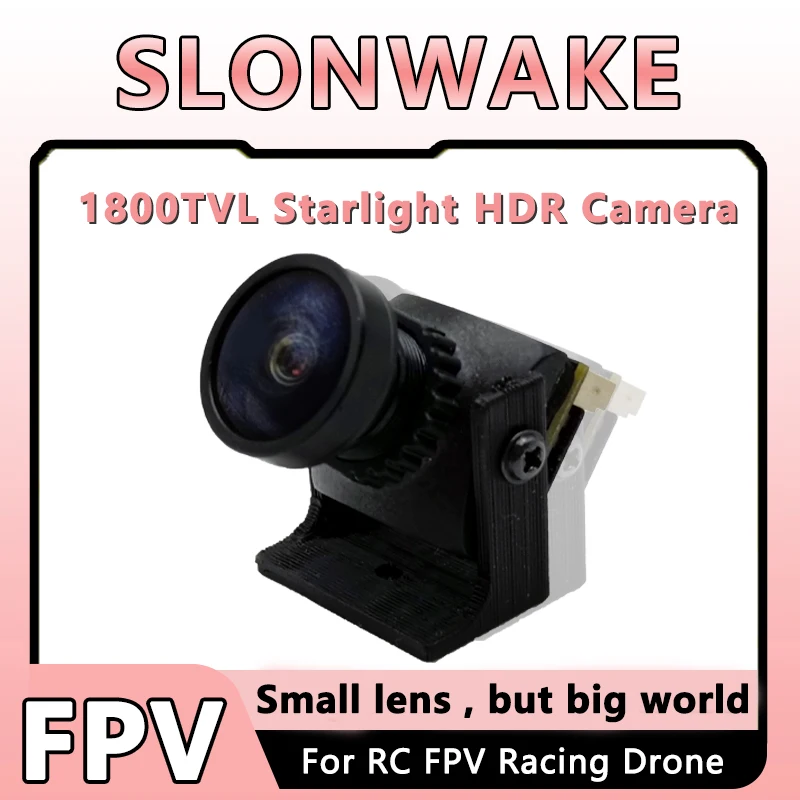 Kamera FPV 1800TVL Sony 1/3 cala Starlight Vision COMS 5V-40V NTSC/PAL z wewnętrznym OSD dla RC FPV Racing Drone DIY Parts