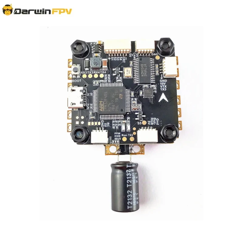 DarwinFPV Betaflight F4 Контроллер полета Стек 50A DSHOT600 ESC Стек FPV Часть дрона