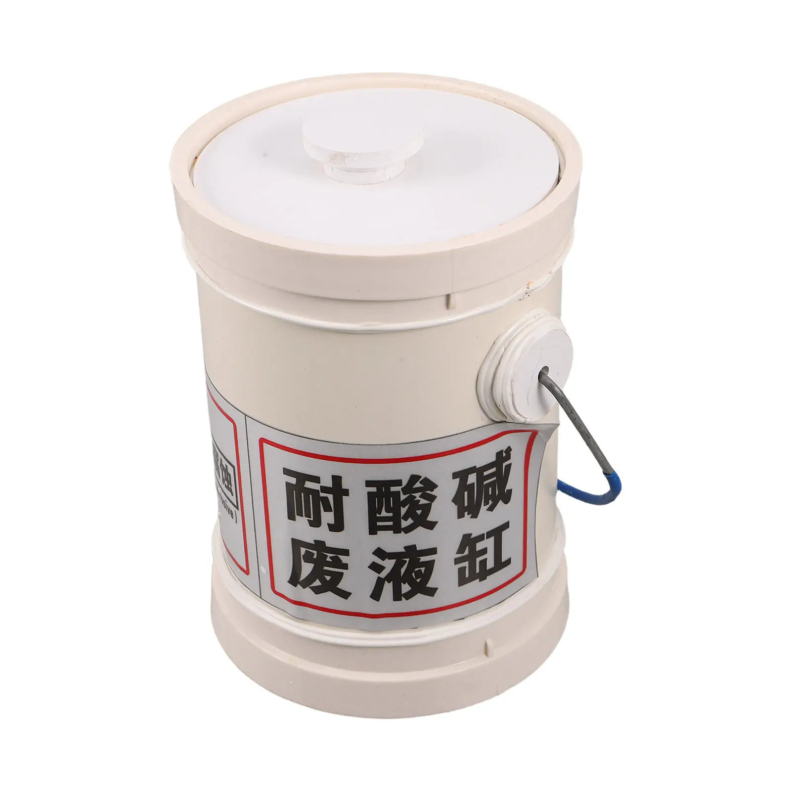 Acid Neutralizing Tank Chemical Waste Container 1L Wide Mouth Leakproof Lid Laboratory Waste Crock Industrial Chemical Disposal