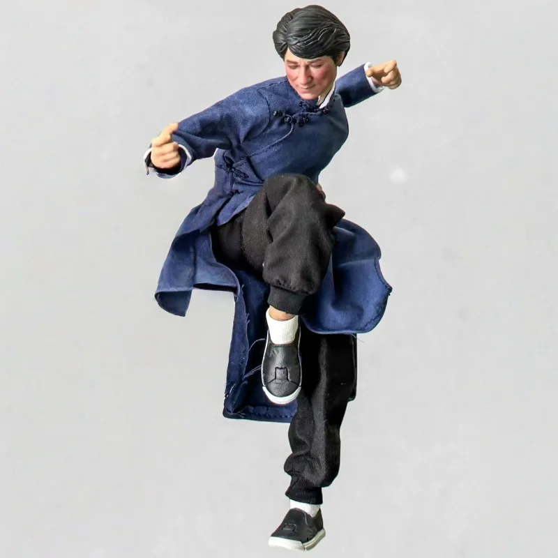 جبل ستوديو جاكي تشان عمل الشكل في حالة سكر ماستر سلسلة الأصلي تحصيل القماش ثوب الصينية الكونغفو المنقولة لعبة مجسمة