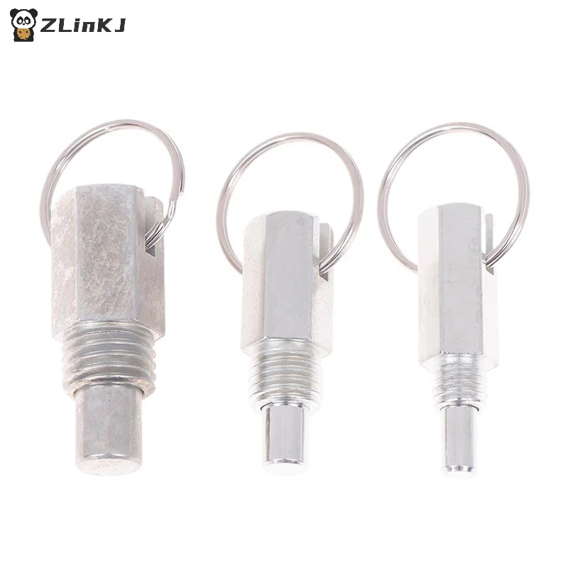 ▶ 1 unidad de pasador de posicionamiento con hebilla de resorte y anillo de tracción para iluminación de escenario, soportes, trípodes y monturas de luces