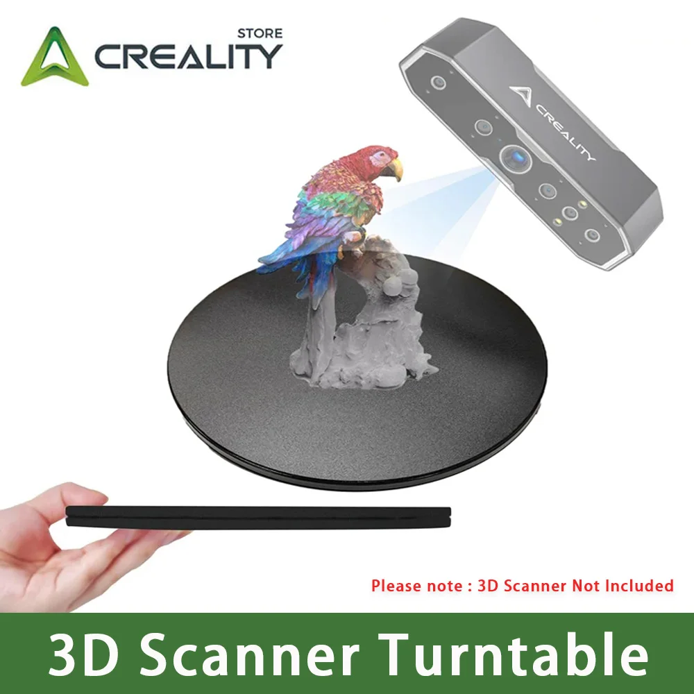 

3D-сканер Creality CR-Scan, комплект поворотного стола с ручным управлением, подходит для деталей 3D-сканера CR-Scan Otter/Raptor/Ferret/Ferret Pro