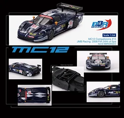 BBR 1:64 MC12 Competizione #15 JMB Racing 2008 FIA 24hrs Diecast Diorama Car Model Collection Miniature Toys