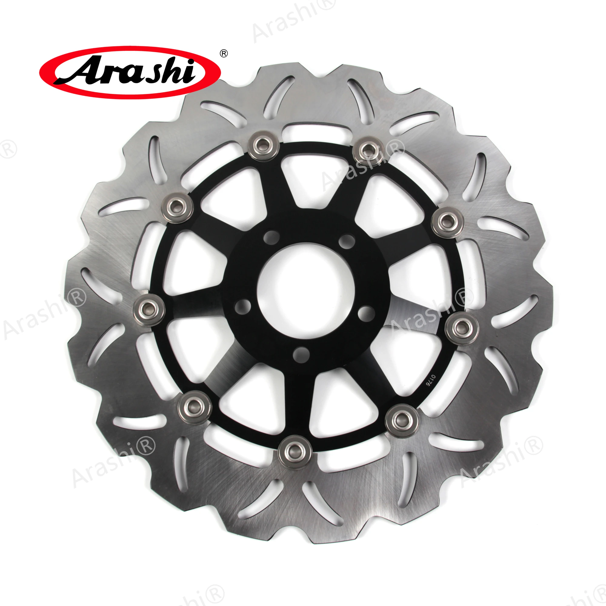 Arashi 1 Pair CNC Full Floating Front Brake Disc Rotors Disk For KAWASAKI ZEPHYR 1100 ZEPHYR1100 1993 1994 1995 1996 1997 1998