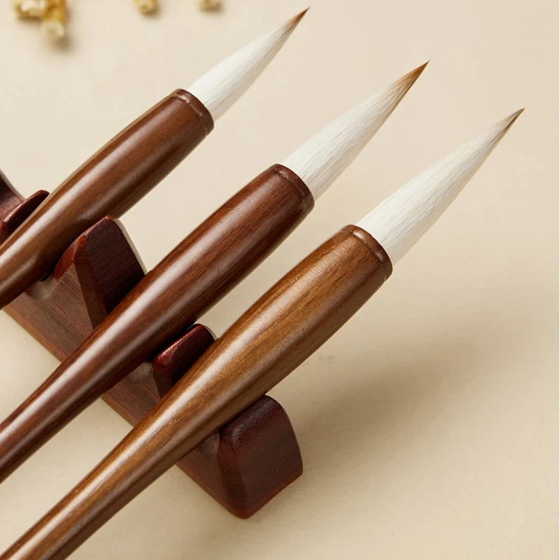 

Набор кистей для китайской каллиграфии, волчья шерсть, кисть для каллиграфии с шерстяными волосами, кисть для китайской живописи, обычная кисть для письма, ручка