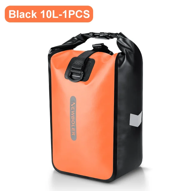 NEWBOLER 10L 20L Waterdichte Fiets Voorvork Tas Quick Release Fiets Achterbank Kofferbak Tas Fietstas Fietsaccessoires