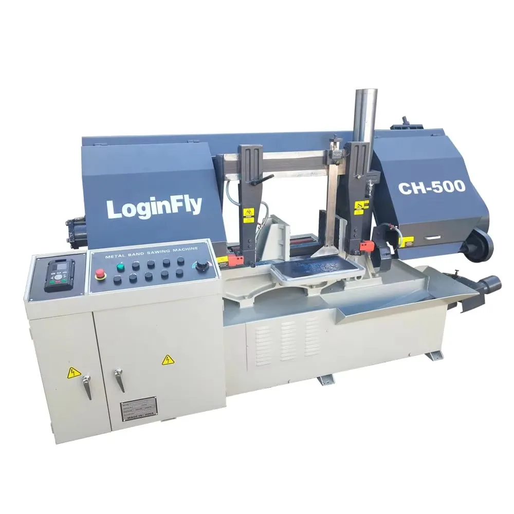 China Logiy Full Auto Metal Semi Automatic Band Saw For Rebar Cutting Hine