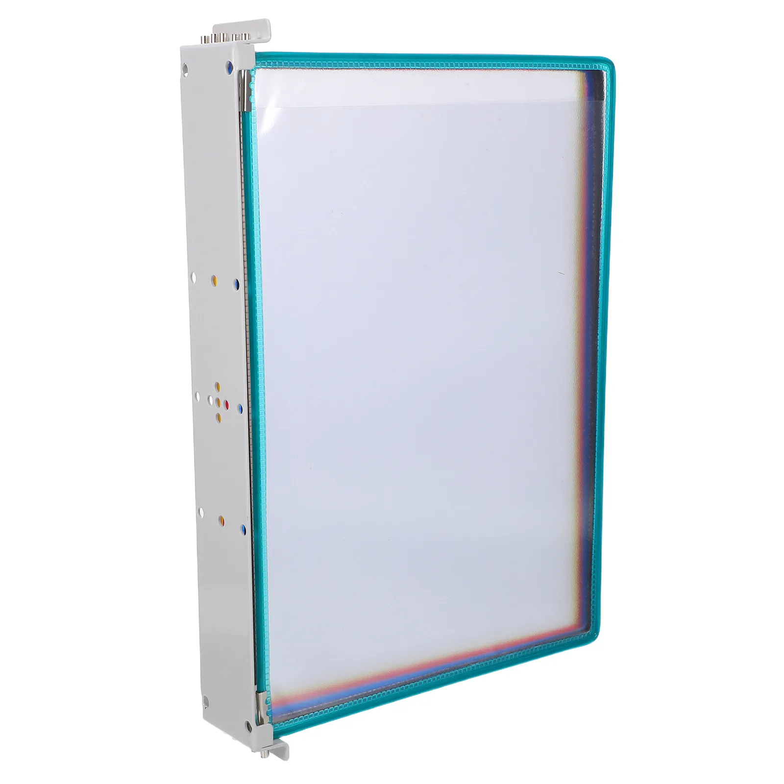

Wall Mounted A4 File Folder Holder Flip Page Document Organizer for Office Classroom Public Spaces Modern Space Saving Wall