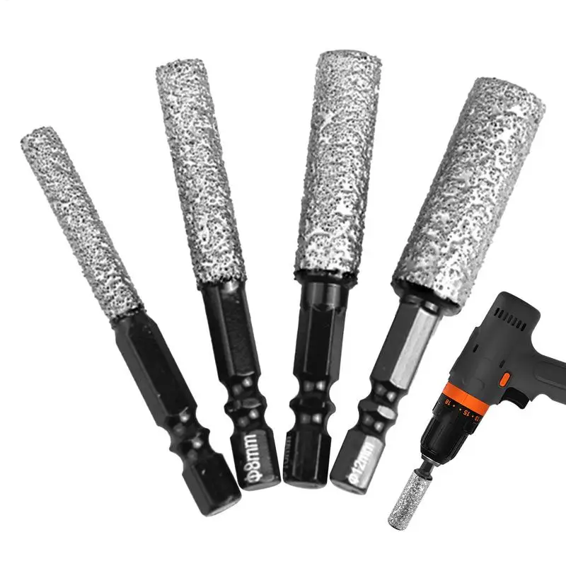 

Tile Drill Bits Brazing Hexagonal Handle Glass Hole Saw Drilling Equipment For Granite Metal Shower Ceramic Wood Marble Cabinet