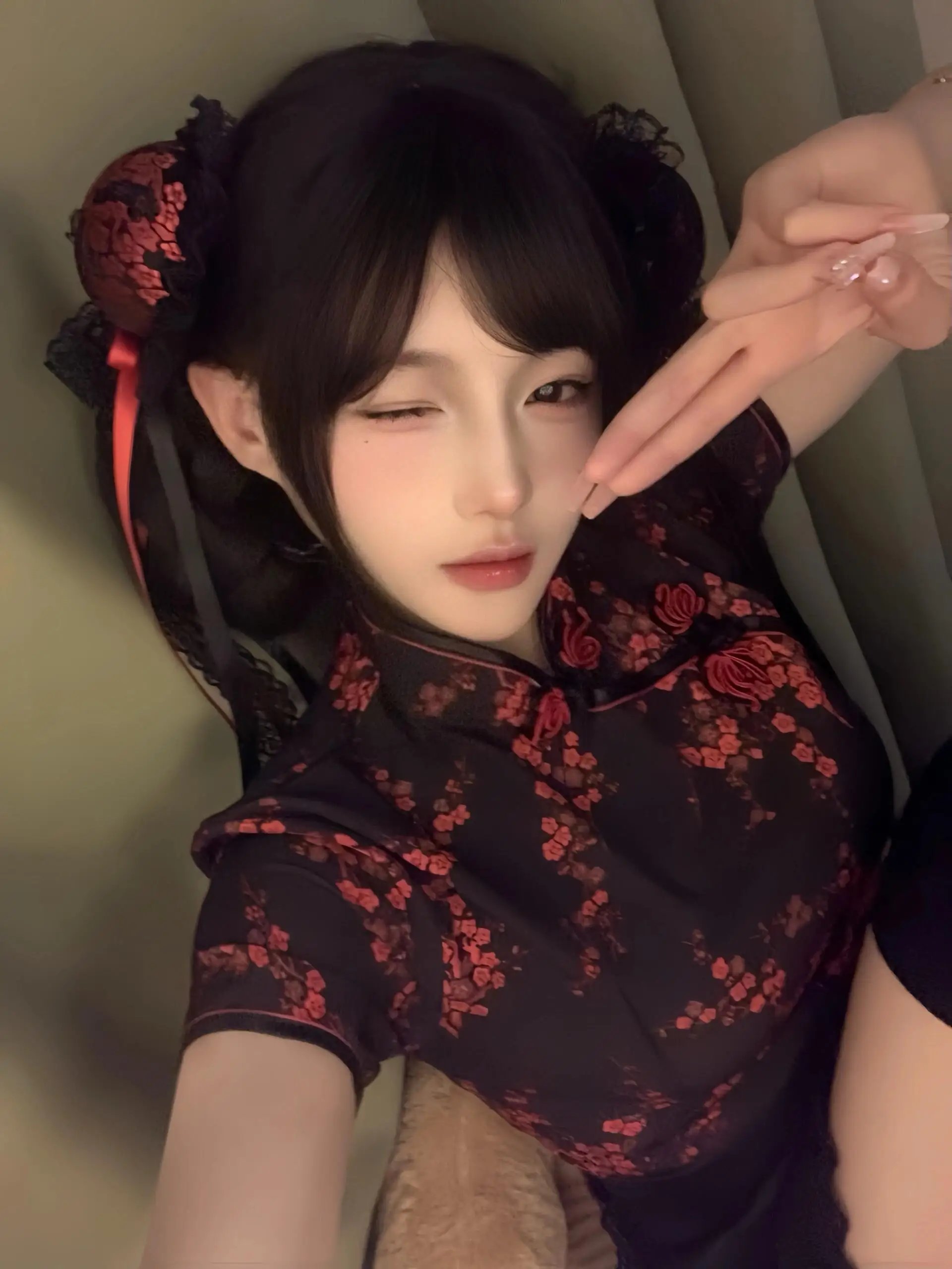 فستان تشيونغسام جديد بالطراز الصيني، زي تنكري للهالوين وعيد الميلاد، زي مدرسي، زي خادمة، تنورة تشيونغسام قصيرة