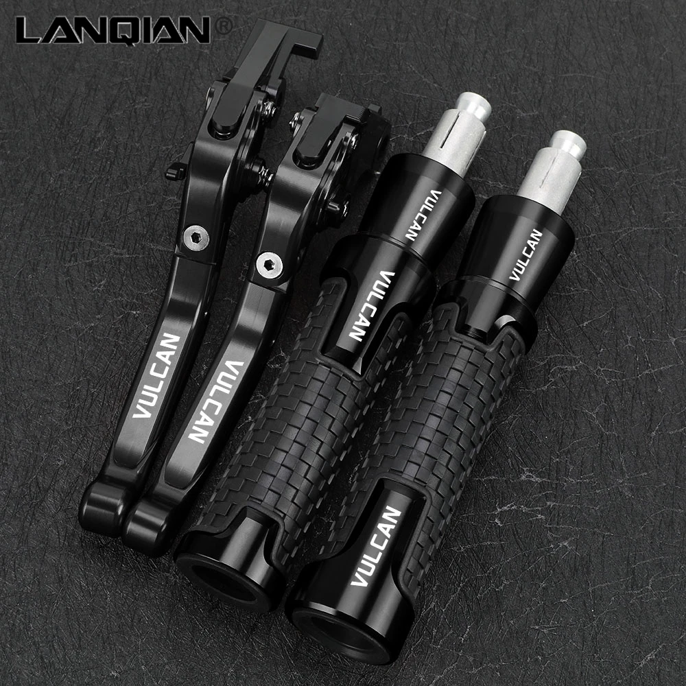 

Brake Clutch Levers 22MM 24MM Handlebar Knobs Handle Grips Ends For KAWASAKI VULCAN S650cc s650 VULCANS VULCAN S 650 2015-2024