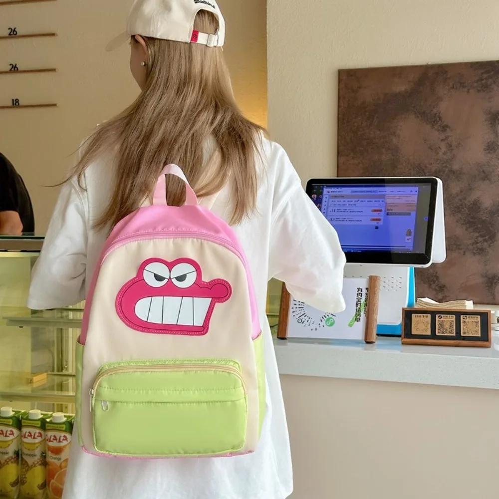 

Kawaii мультяшный рюкзак из крокодиловой кожи, милые сумки большой емкости, подарок, красочный студенческий Mochila, школьные путешествия