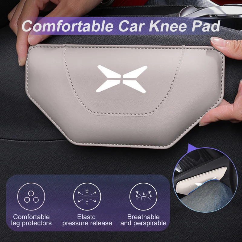 Car Pillow Car Knee Pad Elastic Memory Foam Leg Pad Car Accessories For Xpeng P7 G3 G3i G9 P5 X2 N5 F30 H93 Beta 2019 2020 2021