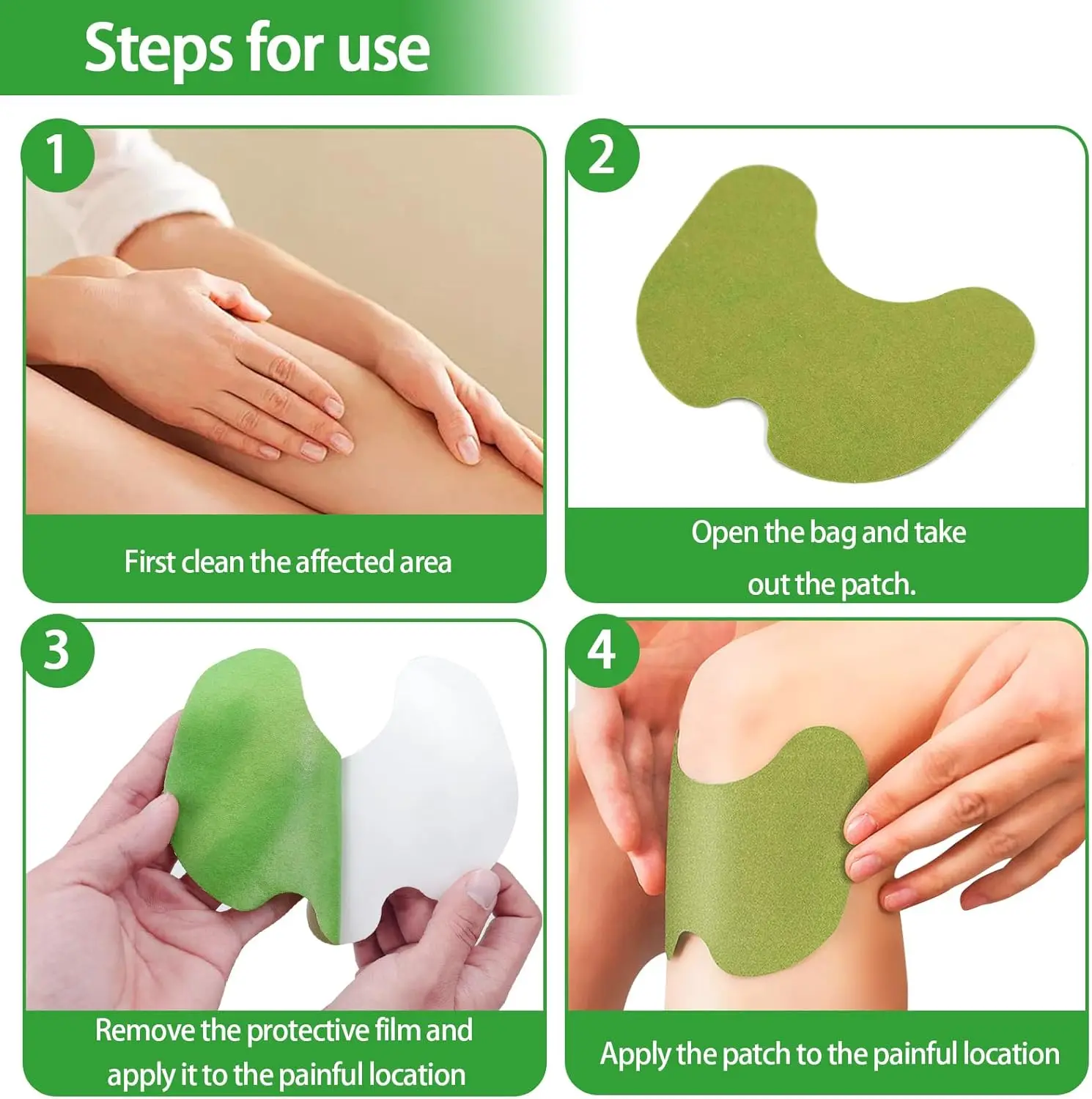 6/36/60/72/120 個膝加熱パッド暖かい膝パッド