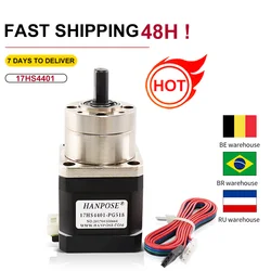 4-Lead Nema17 Stepper Motor 42 Motor 17HS4401S-PG Extruder Gear Motor Ratio 5.18:1 Planetary Gearbox For CNC