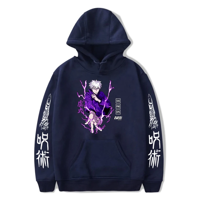 Anime Jujutsu Kaisen Hoodie Men Women Sweatshirt Streetwears Winter and Autumn Anime New in Sweatshirts Plus Size Hoodie