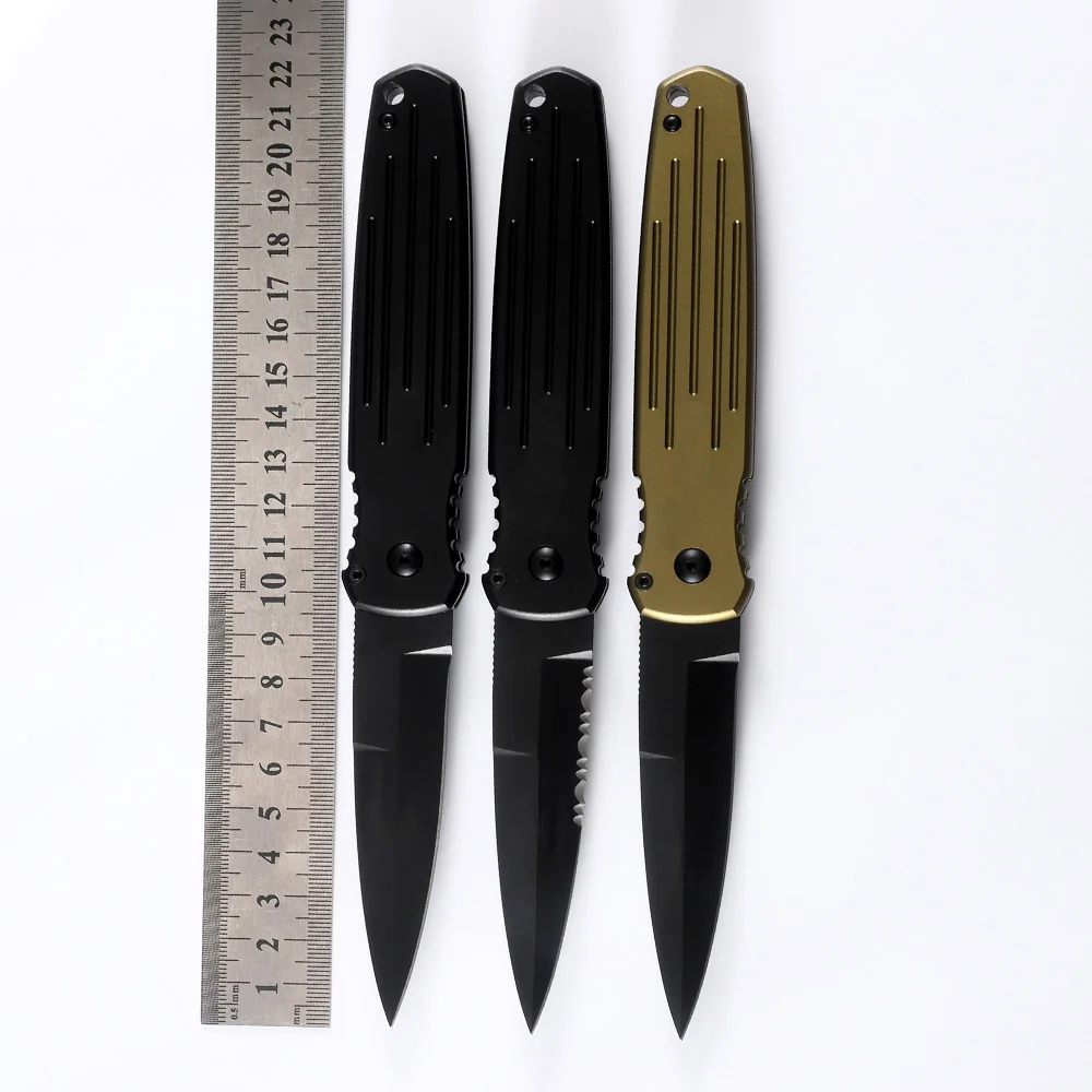 

08720 представляет складной нож с рукоятью из алюминиевого сплава, изготовленной из стали S30V, подходящий для кемпинга и охоты, и E