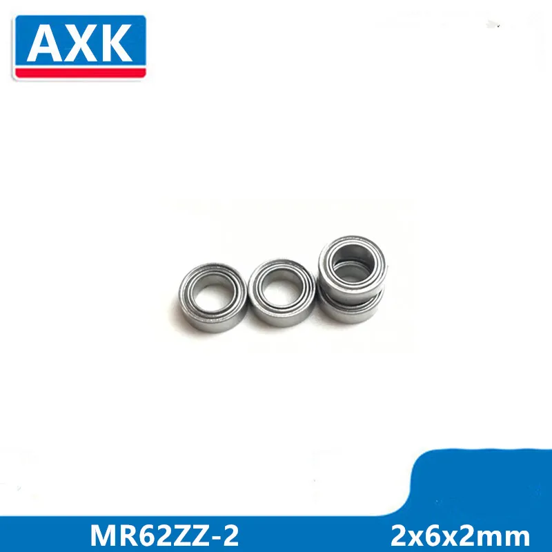 AXK 10Pcs MR62ZZ-2 692-2 R-620ZZ 2x6x2 mm Deep groove ball bearing Miniature bearing High qualit