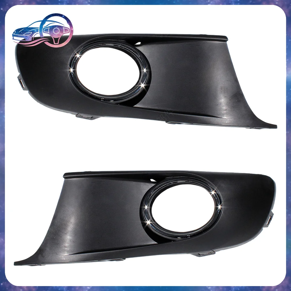

Car Front Bumper Fog Light Vent Grille Grill Cover 1T0853665P 1T0853666T For VW Touran Caddy 2010 2011 2012 2013 2014 2015