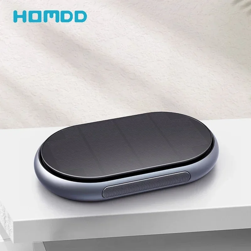 HOMDD Usb Solar Portable Car Air Purifier Freshener with HEPA Filter Negative Ion Generator Odor Removal Smoke Car Accessiories