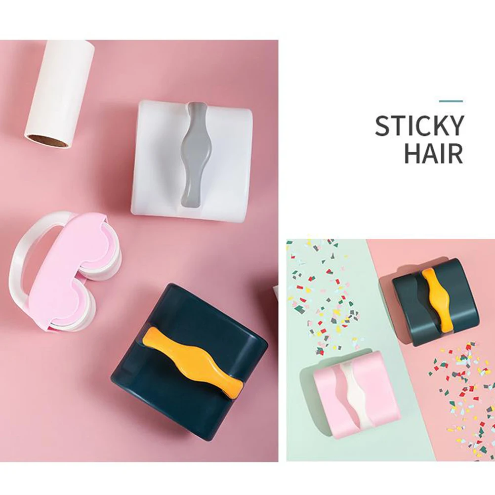 

1pc Double Rollers Lint Roller Pet Remover Reusable Hair Removal Tool For Clothes Furniture Cat Dog Hair Cleaning Accessories