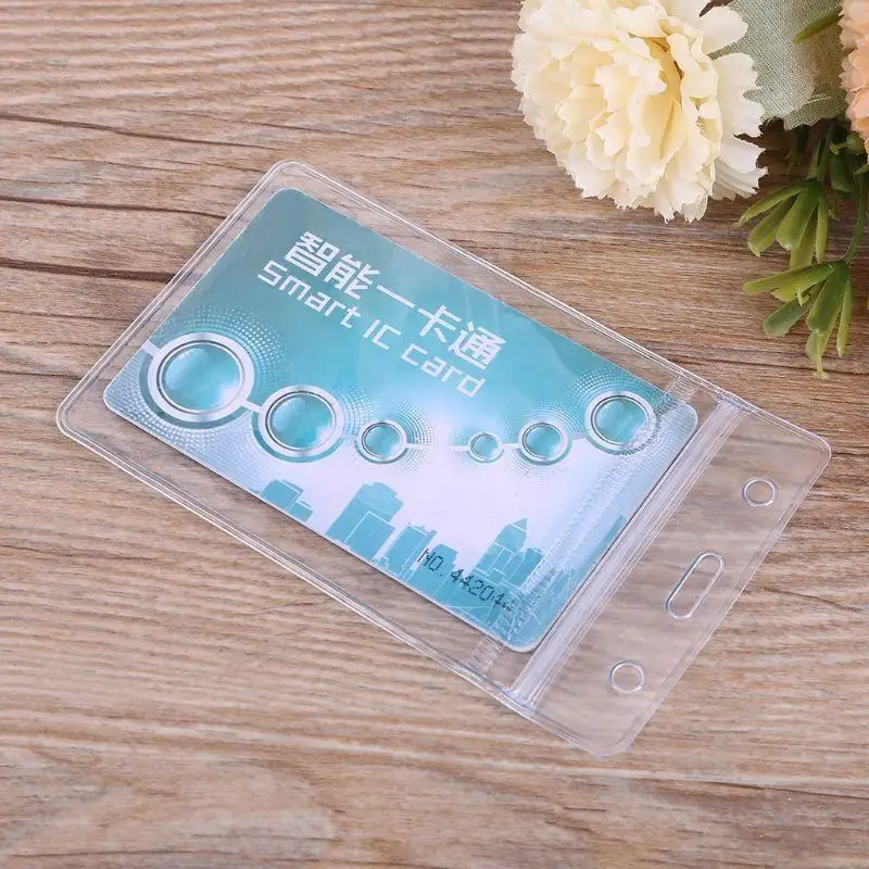 

X90D Vertical Clear Bag for Case Badge Holder Fit Credit Card/Driver's Licens