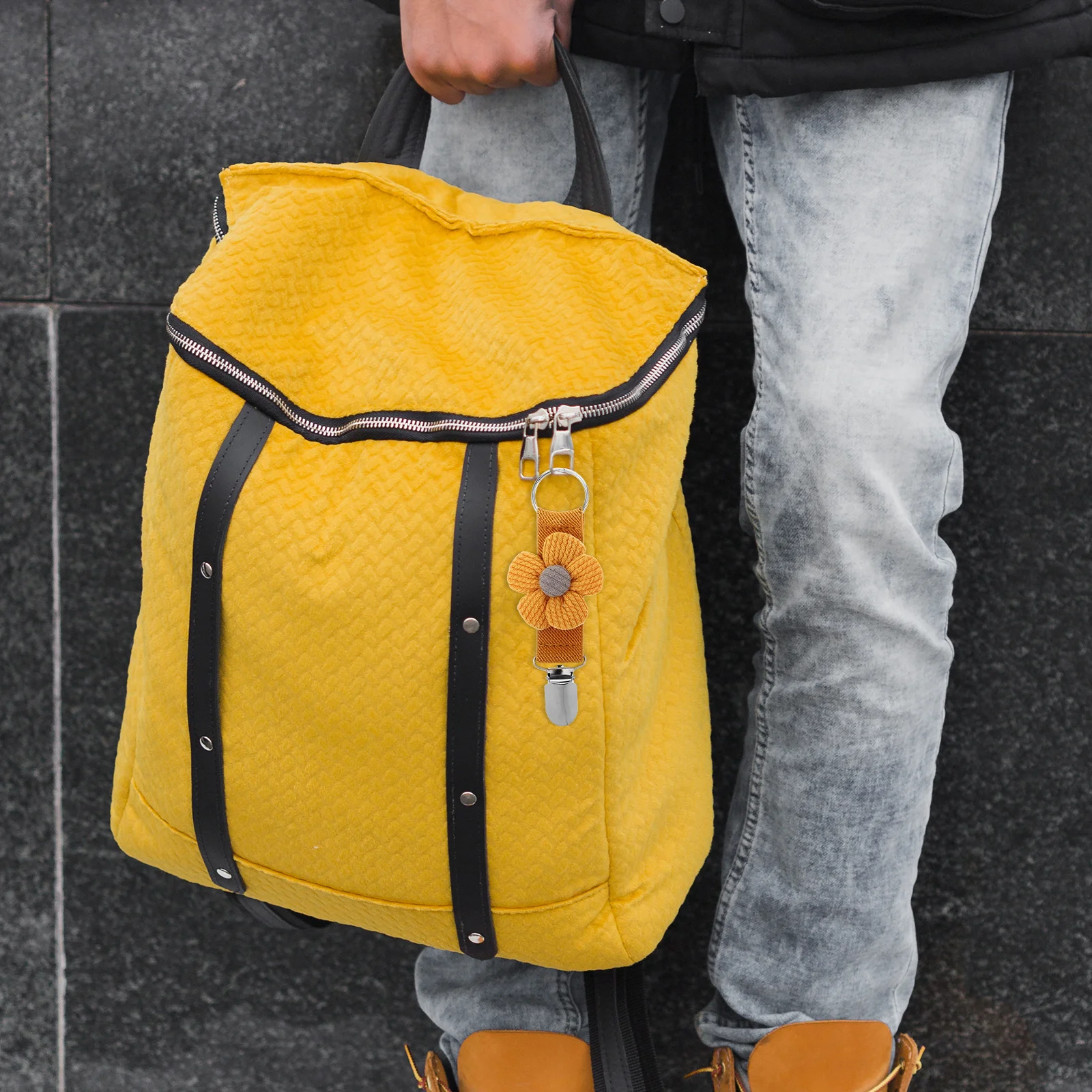 

2 шт., зажим для шляпы для путешествий, прочный полиэстер, утюг, простой в использовании аксессуар для летнего прогулок, розовый, желтый, с цветочным принтом, зажимы для шляп для путешествий