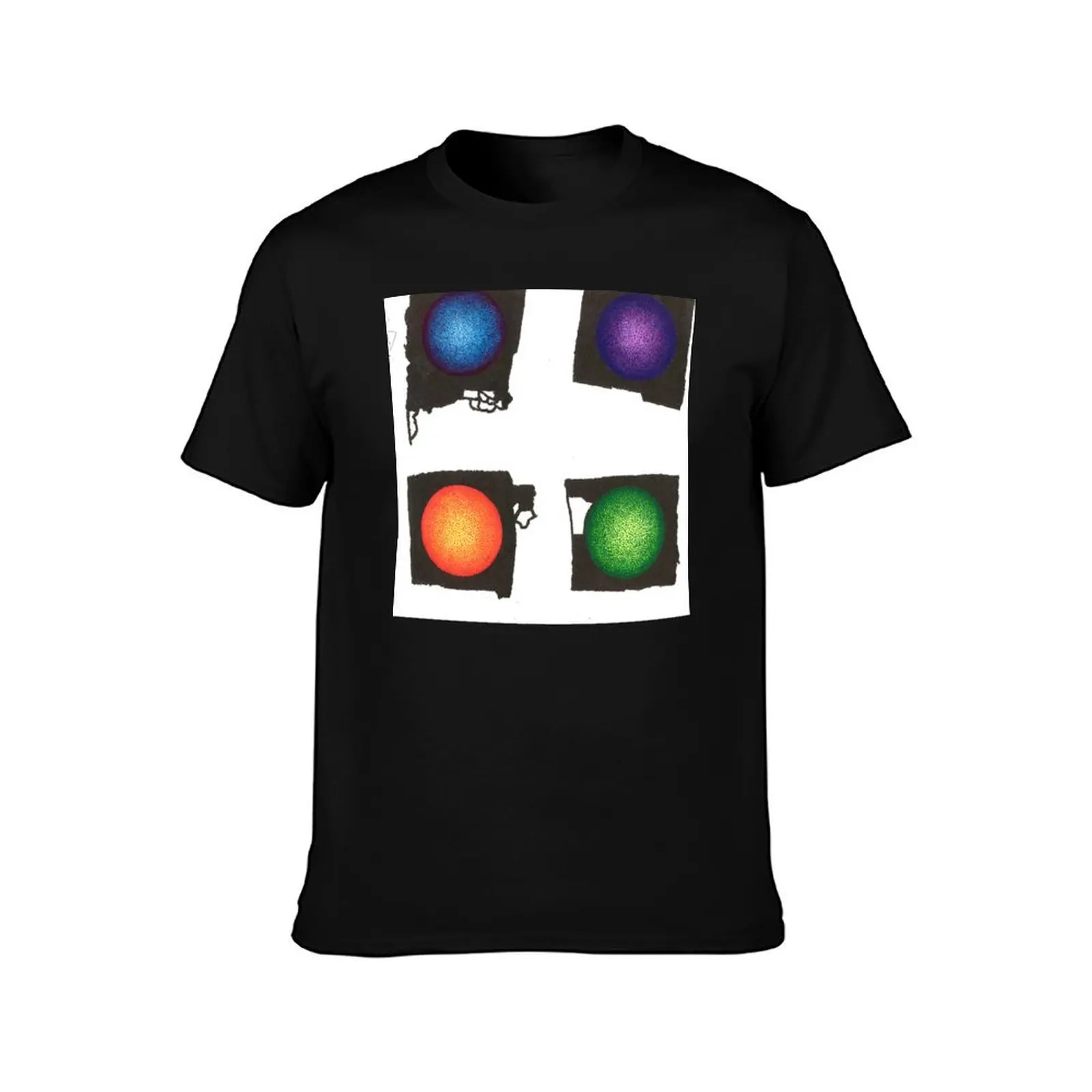 4-FIRE BALLS T-Shirt Stylish Print Short Sleeve Tee T-Shirt